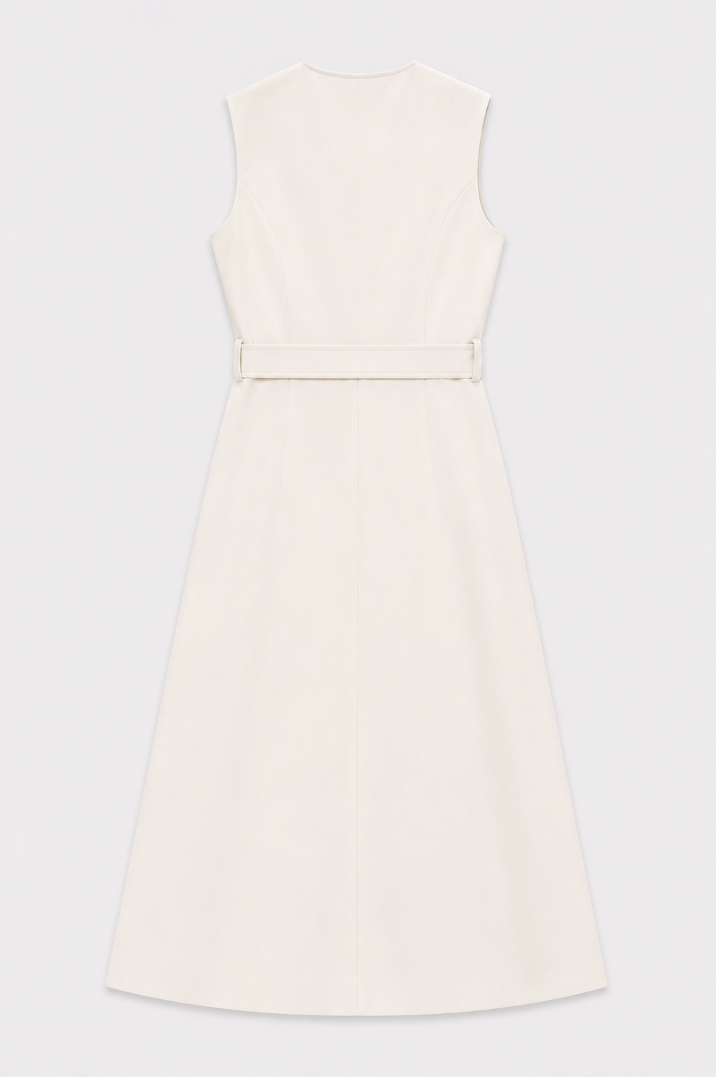Belted Column Dress