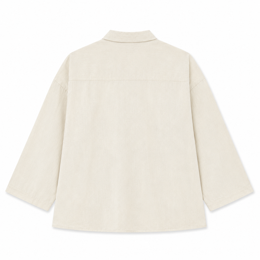 Inclined Pleat Shirt
