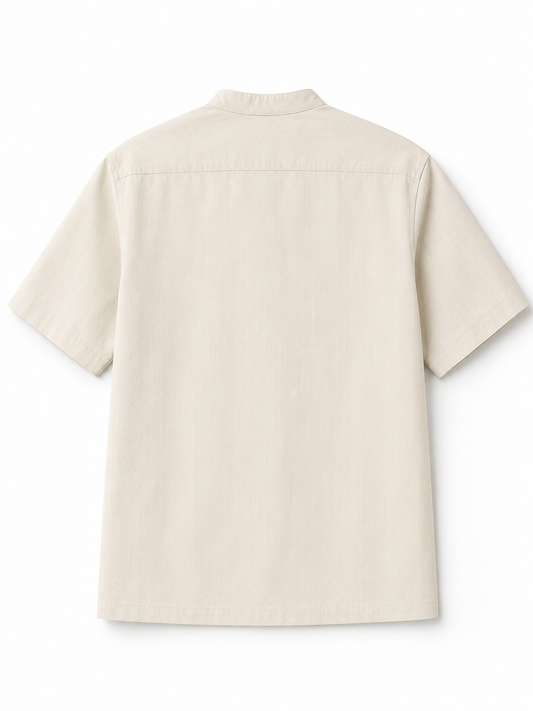 Mono Tee-button shirt