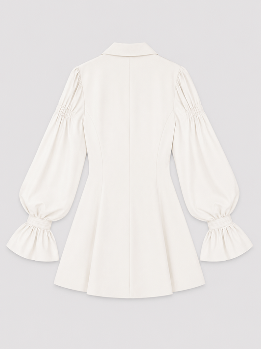 Sculpted Sleeve Blazer Dress