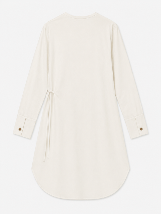 Side-Tie Curved-Hem Tunic
