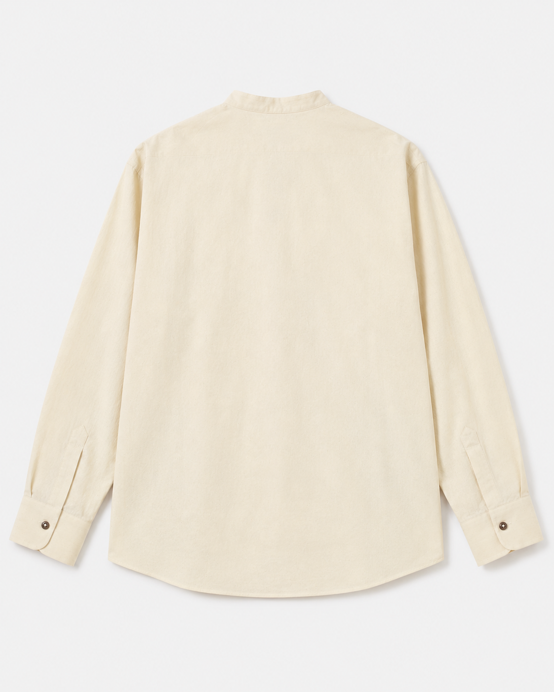 Asymmetric Overlap Cotton Shirt