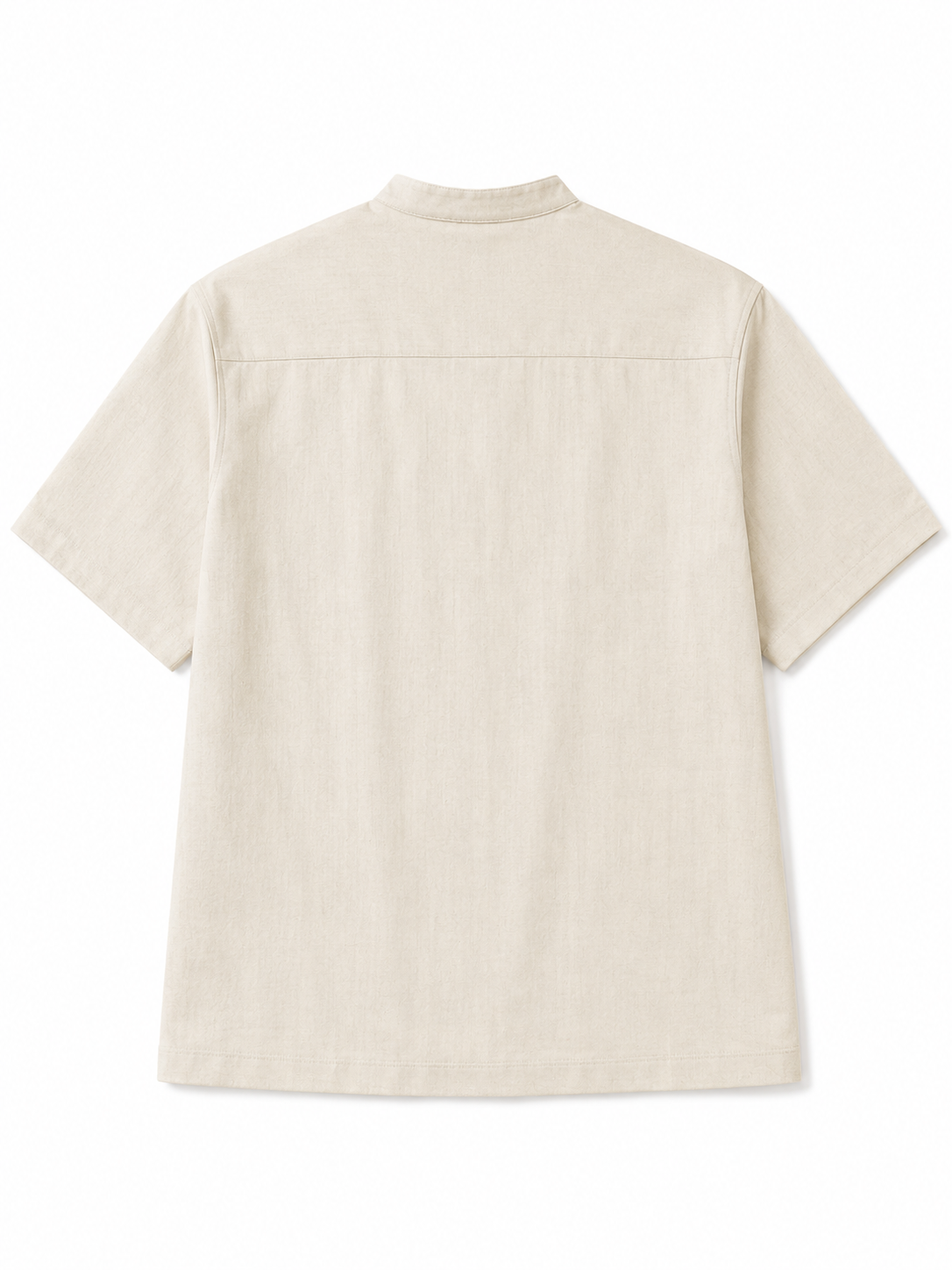 Crease Tee- button shirt