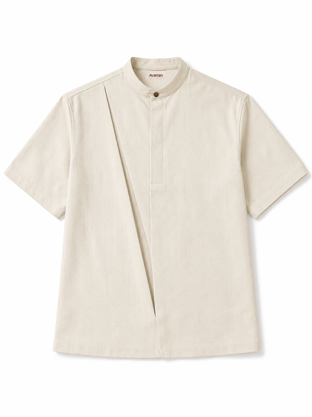 Crease Tee- button shirt