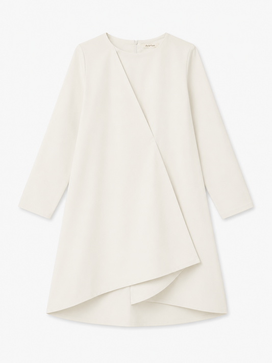 Diagonal Overlay Dress