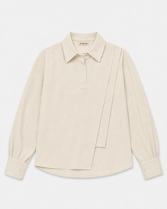 Drape Panel Shirt