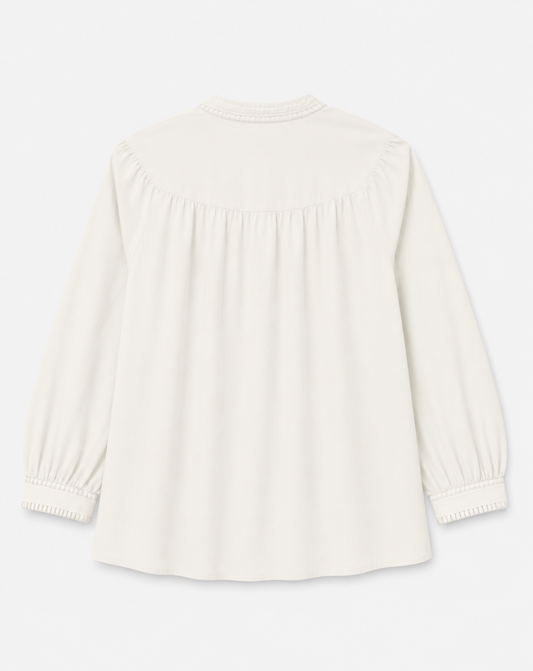 Gathered Yoke Blouse