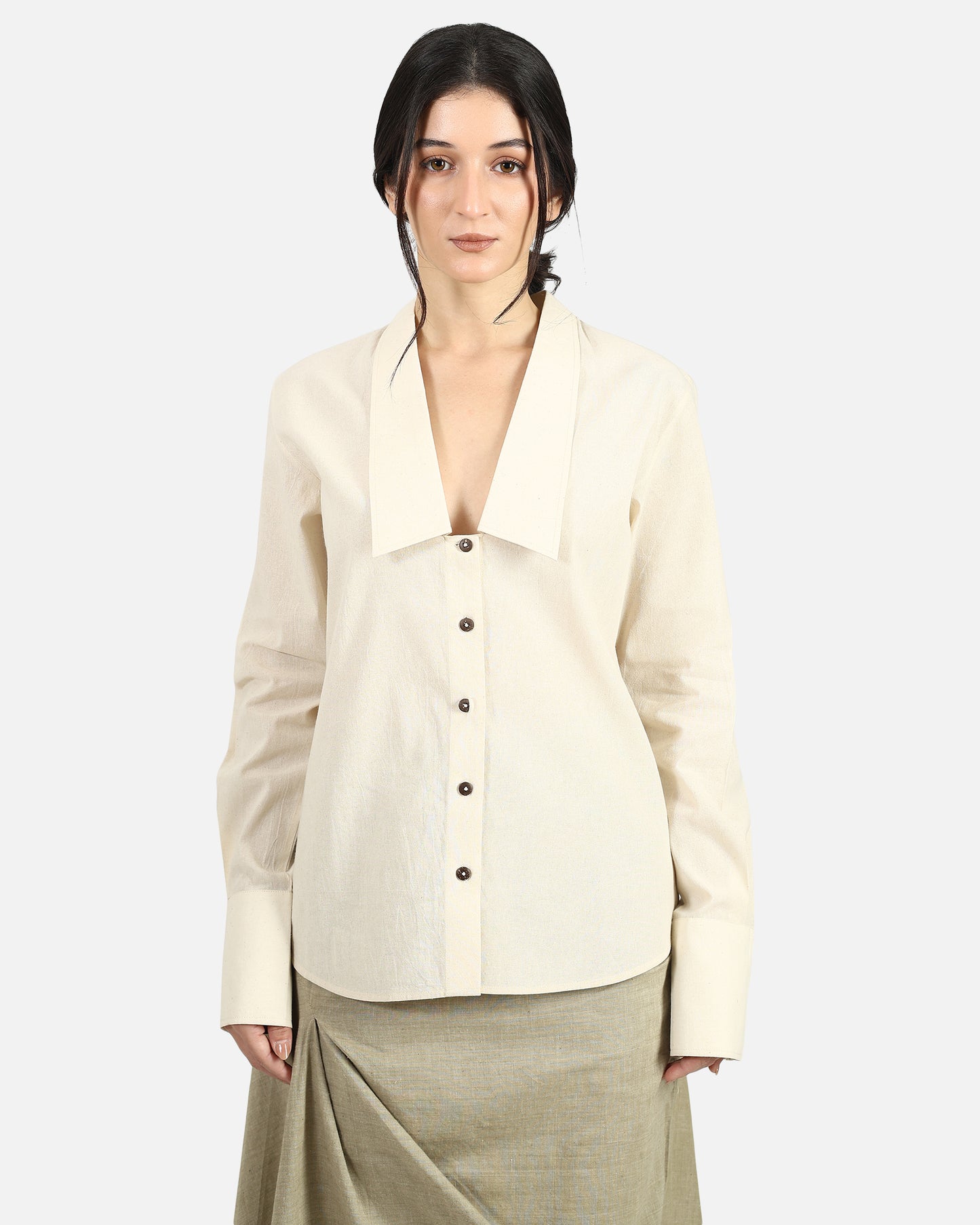 Extended Collar Shirt