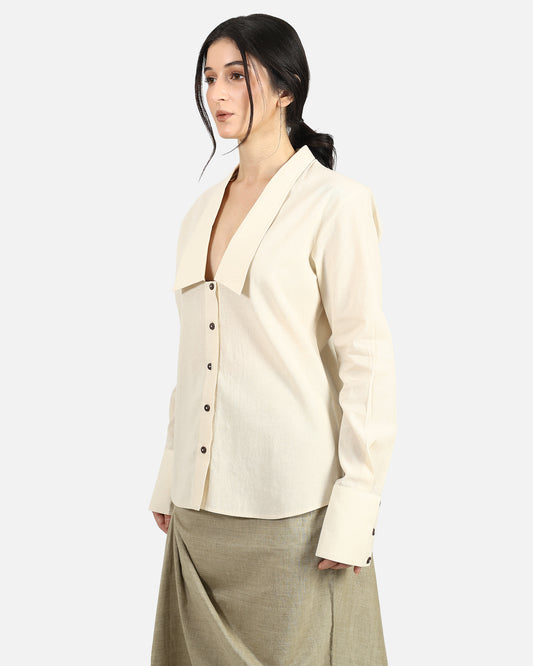 Extended Collar Shirt