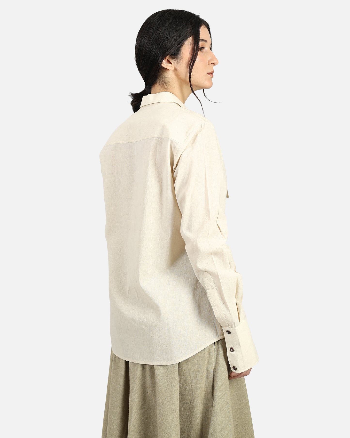 Extended Collar Shirt