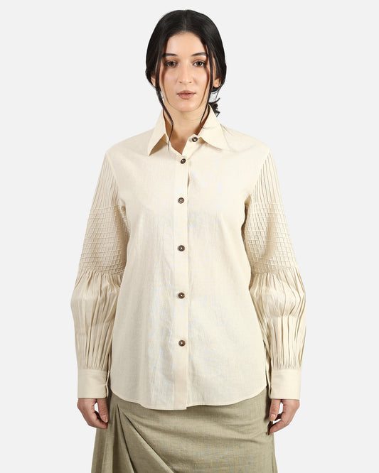 Lattice Sleeve Shirt
