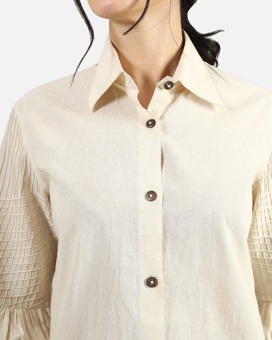 Lattice Sleeve Shirt