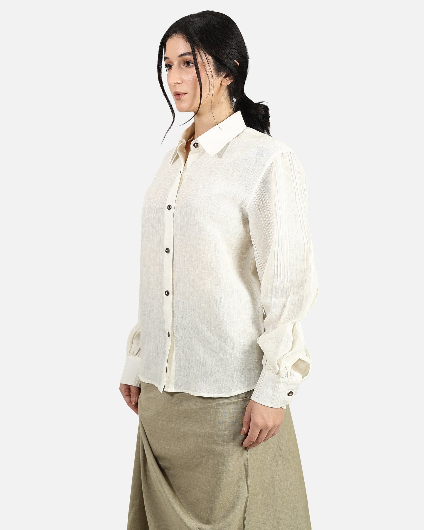 Gathered Drift Shirt
