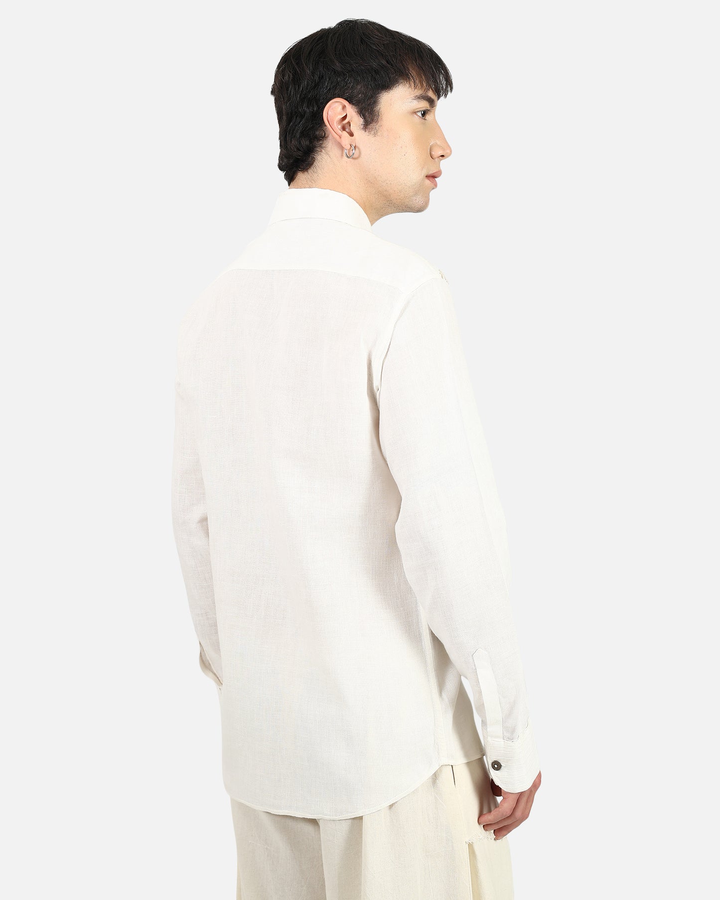 Contour Shoulder Cotton Shirt