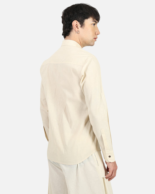 Deconstruct Bandhani Pleat Shirt