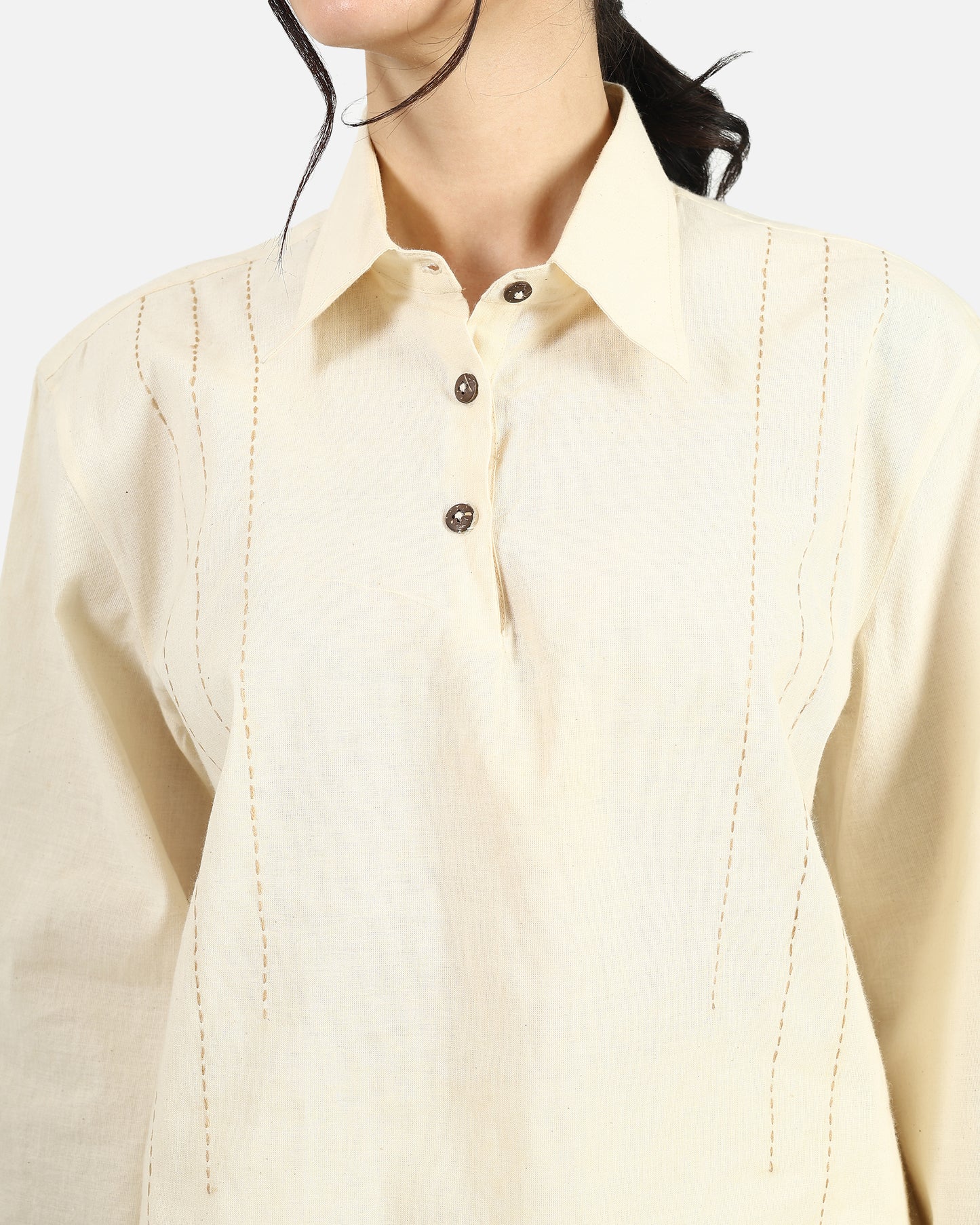 Asymmetric Flare Tunic Shirt