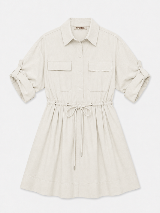 Ivory Haven Utility Dress