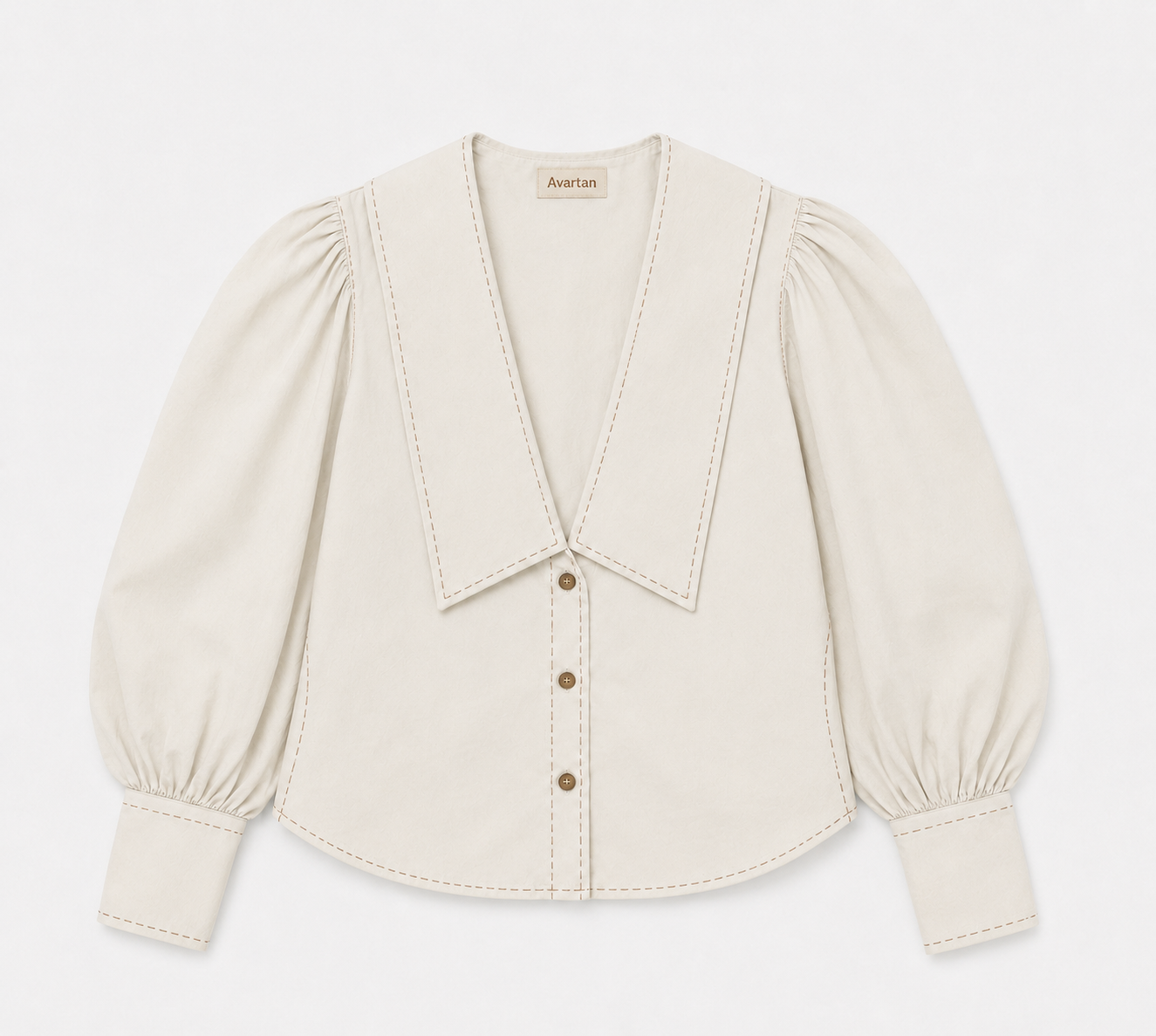 Ivory Heirloom Sailor Blouse