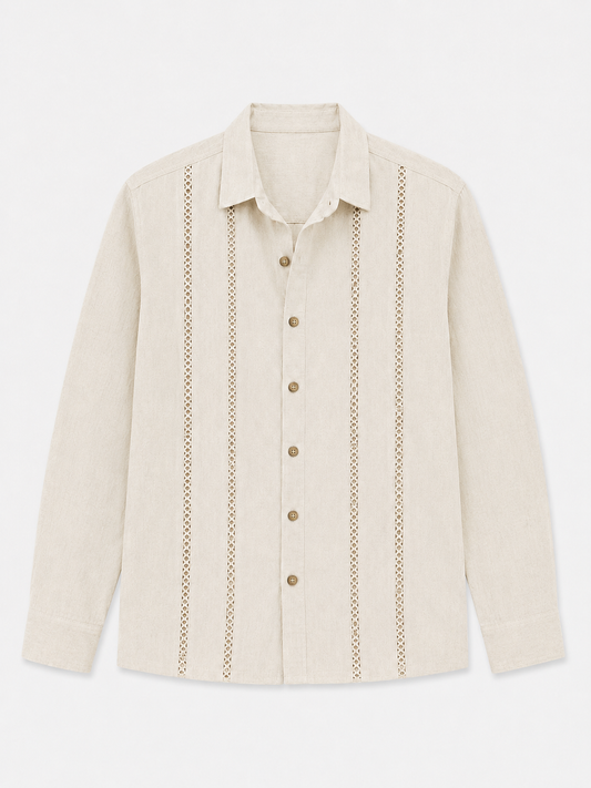 Ivory Lattice Shirt