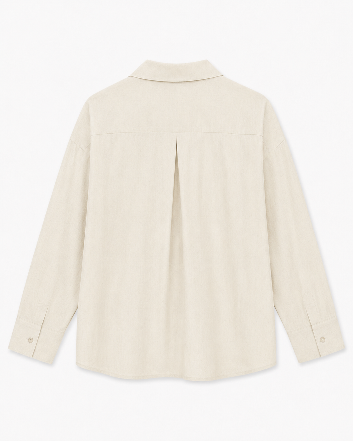 Ivory Origami Wrap Shirt