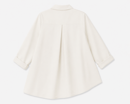 Offset Pleat Shirt