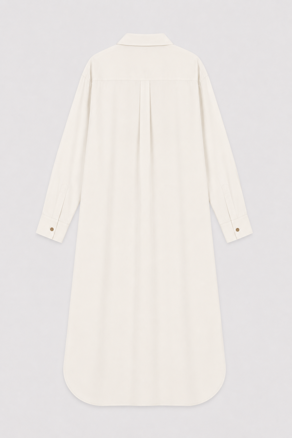 Relaxed Longline Shirt Dress