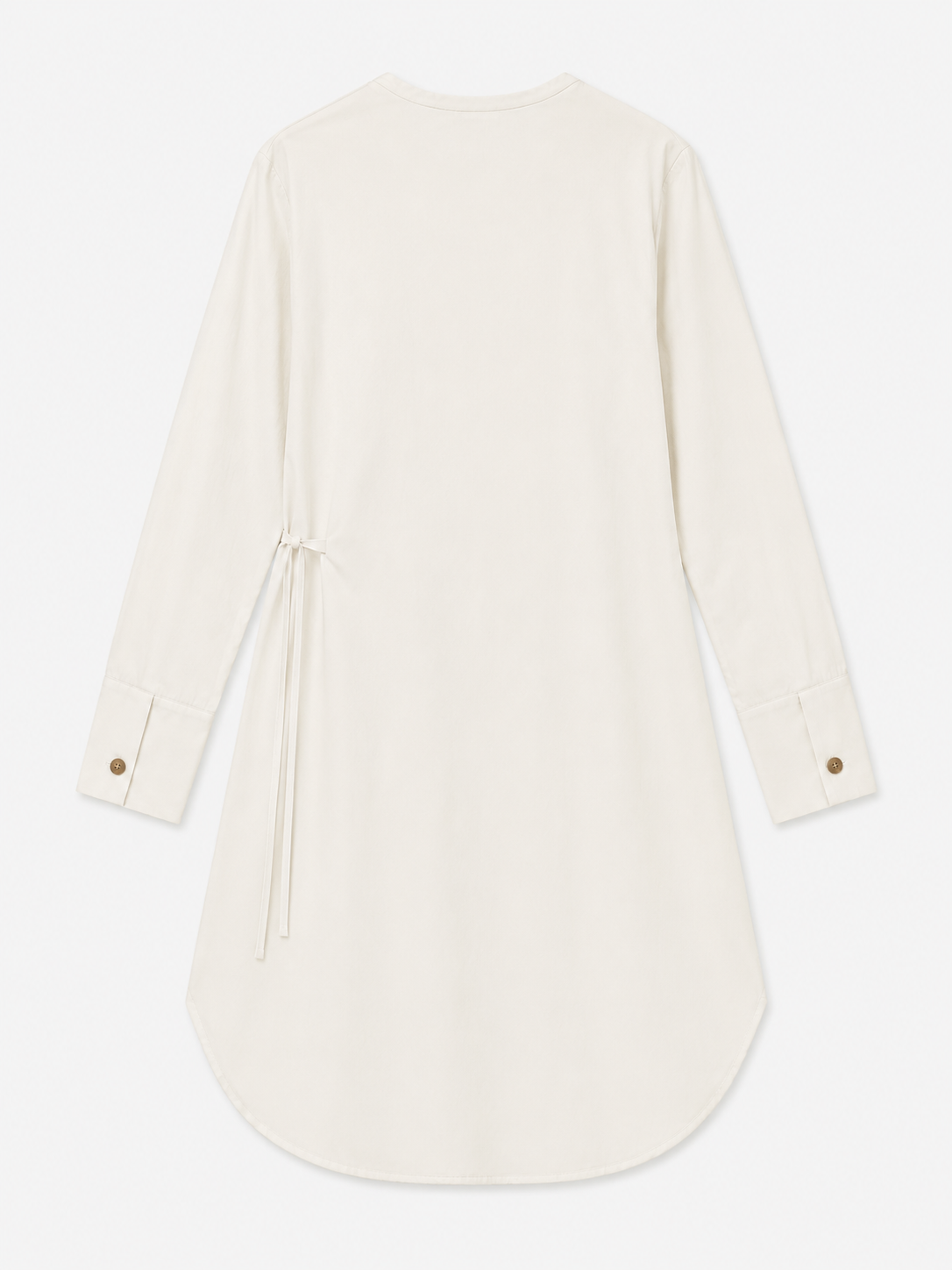 Side-Tie Curved-Hem Tunic