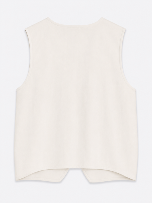 Stepped Button Vest