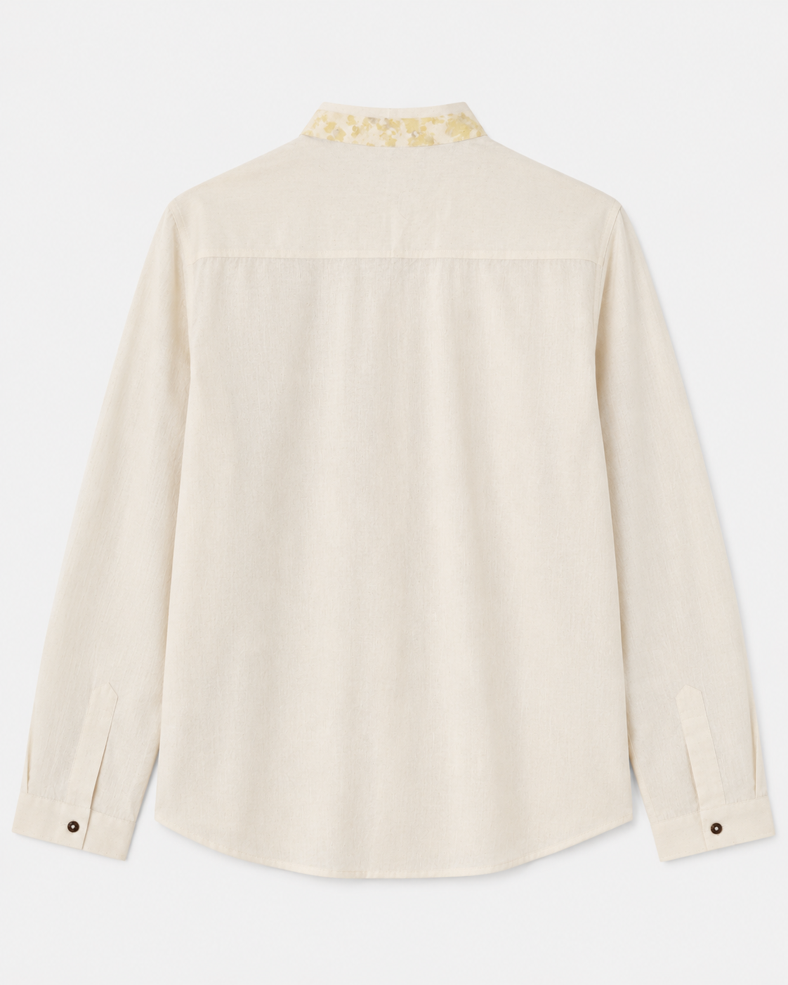 Botanical Impression Collar Shirt