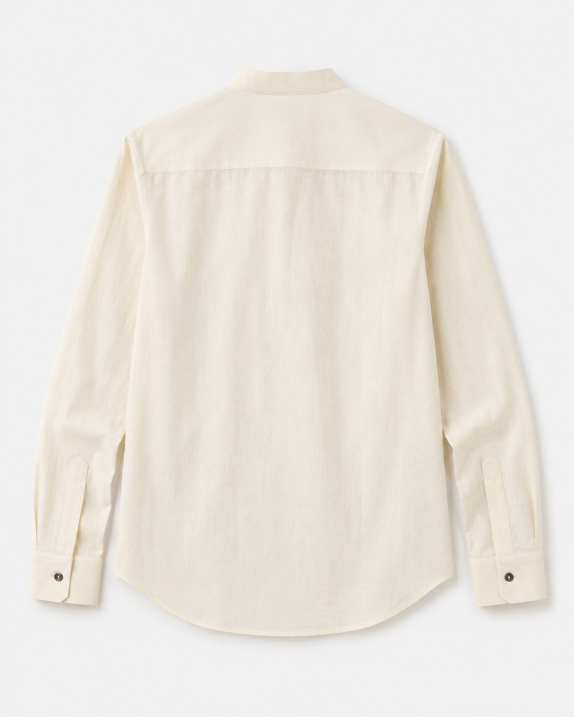Ecru Collar Cowl Shirt