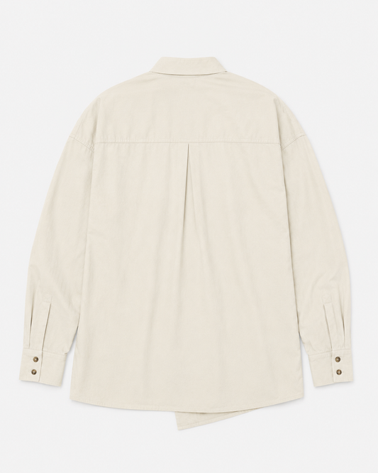 Offset Wrap Shirt