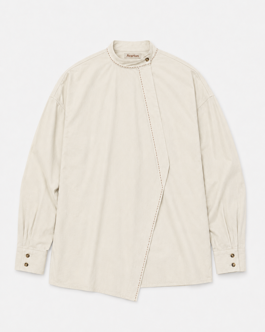 Offset Wrap Shirt