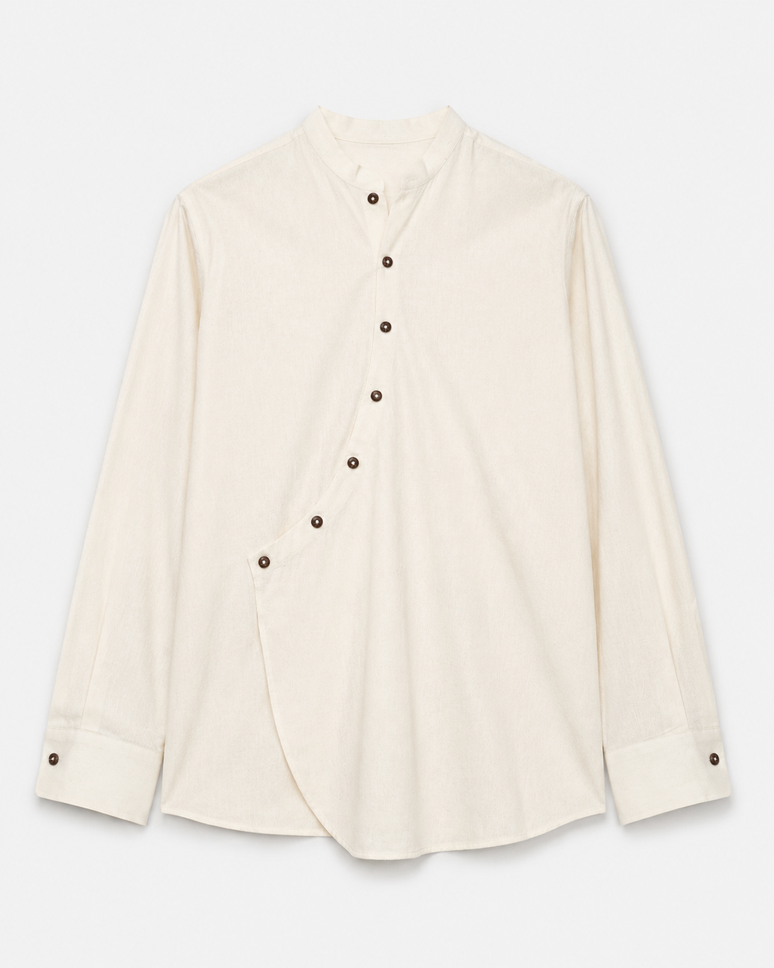 Overlap Cotton Shirt