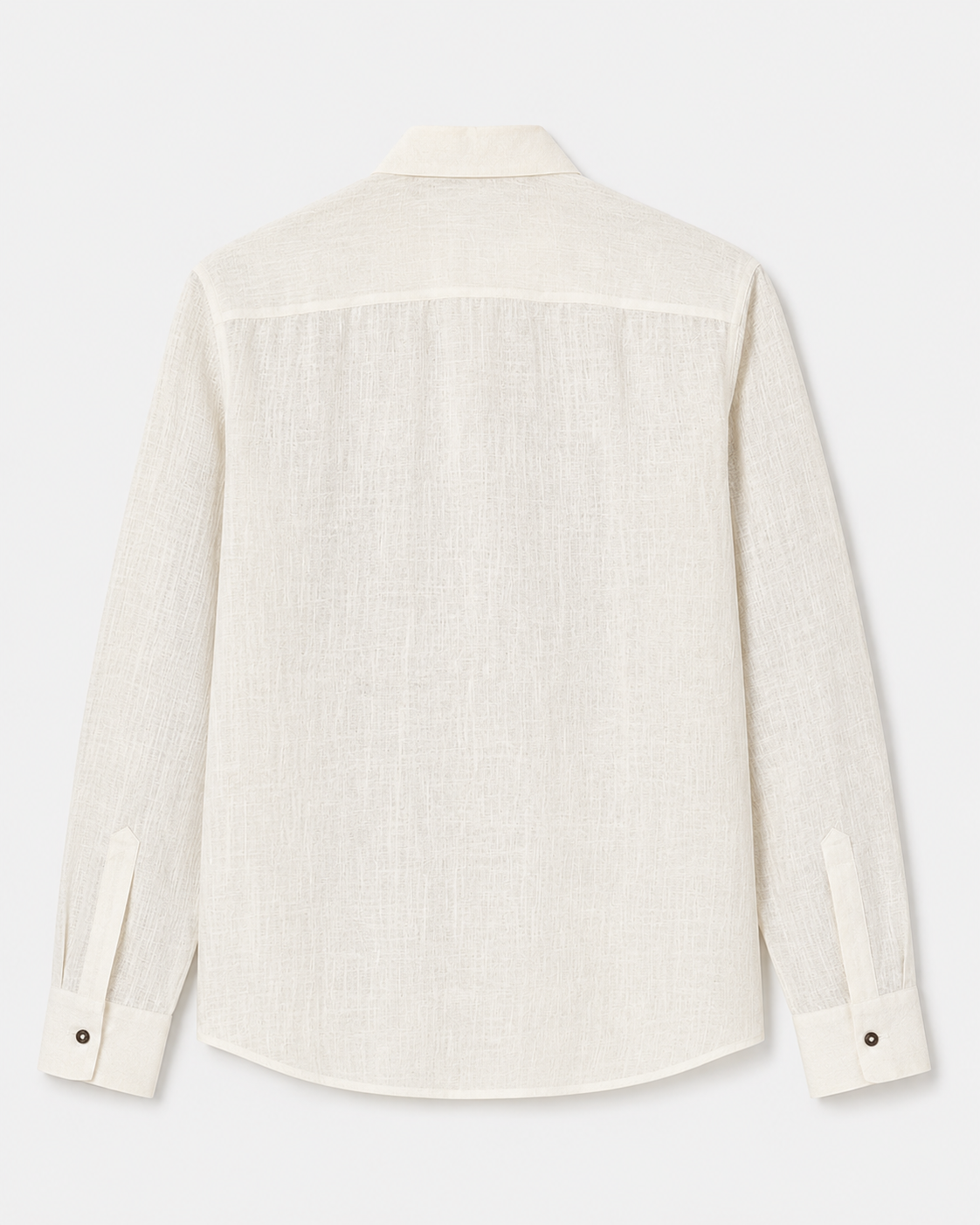 Pale Grid Linen Shirt