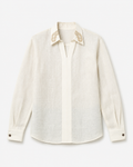 Solid Placket Linen Shirt